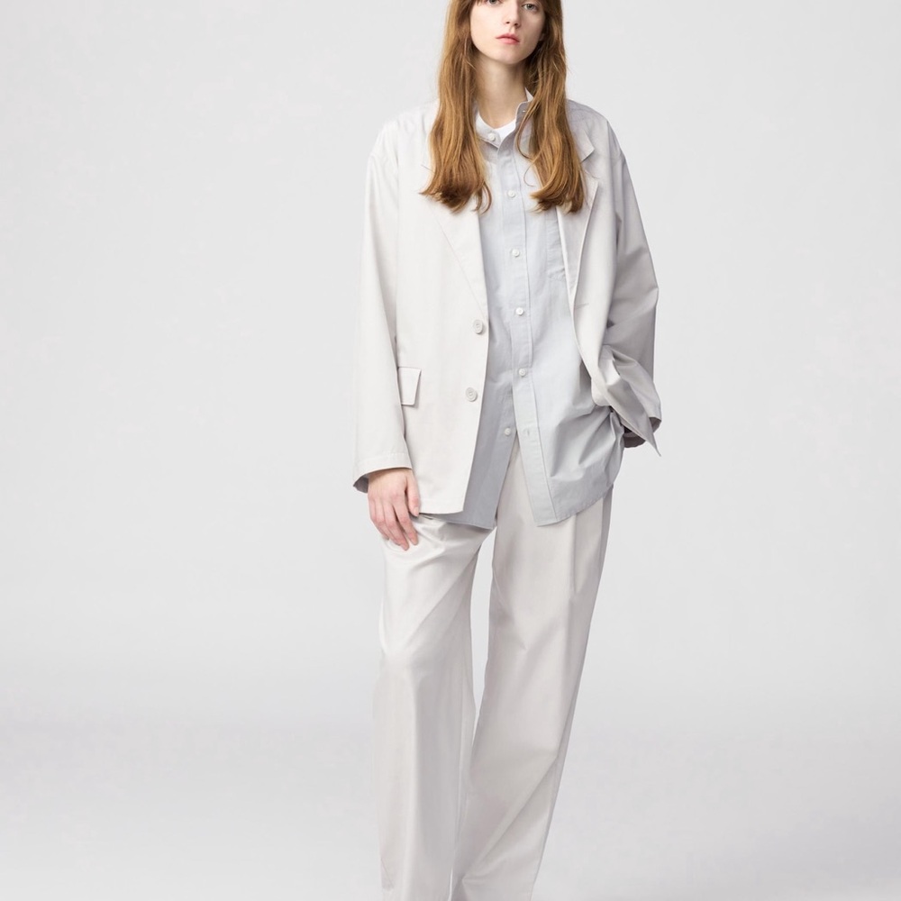 Lemaire x Uniqlo Cotton Lyocell Pleated Wide Pants